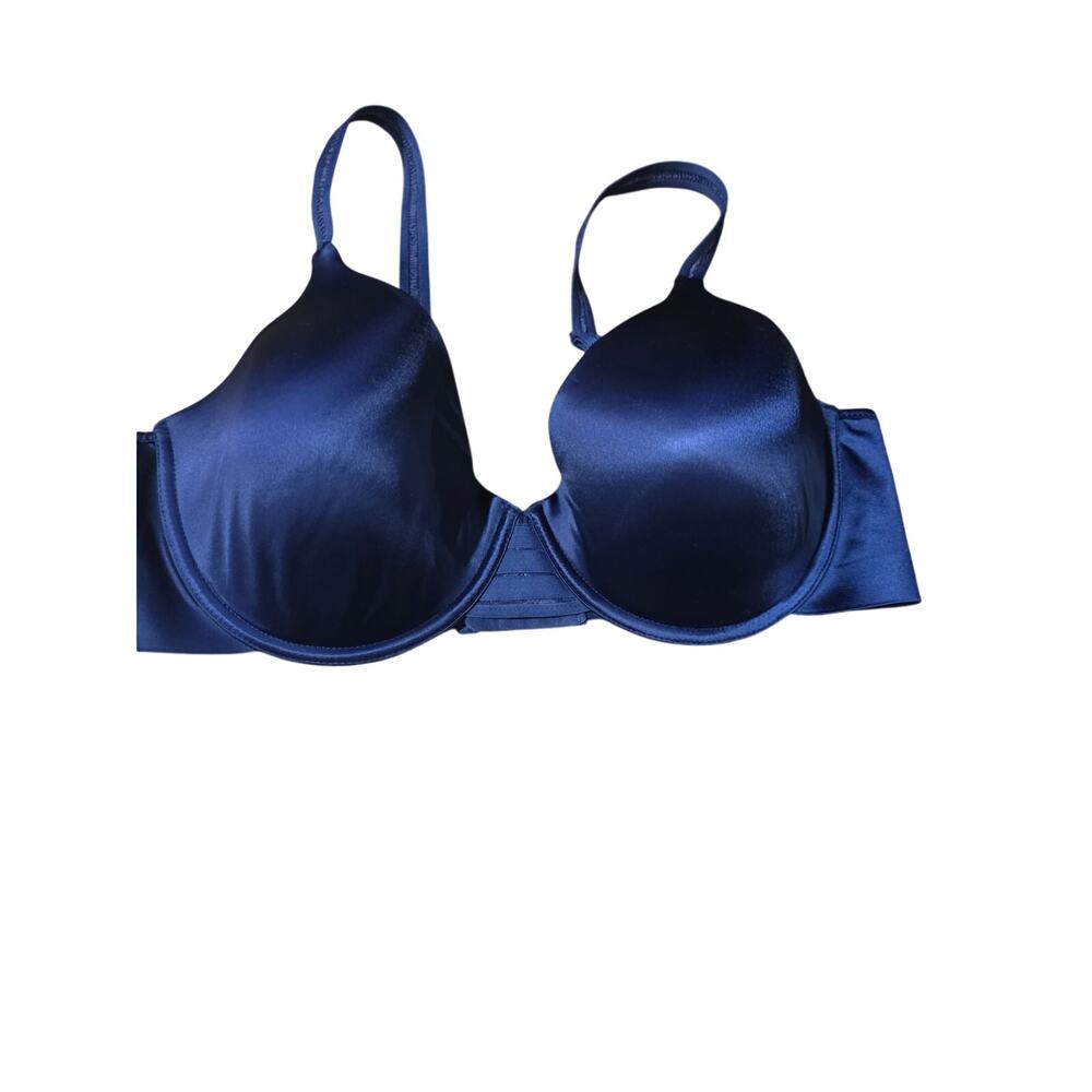 Maidenform‎ Underwired Padded Bra 38D Womens Blue Adjustable Straps